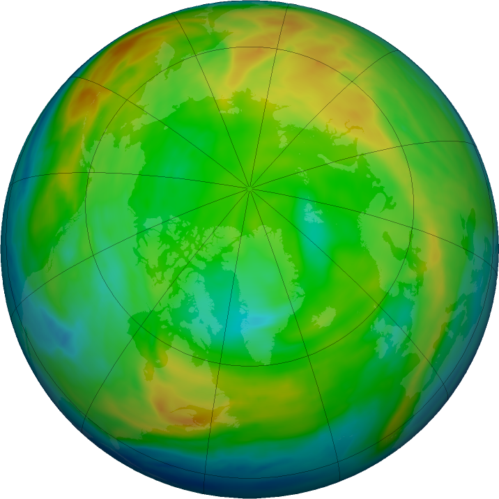 Arctic ozone map for 27 December 2022